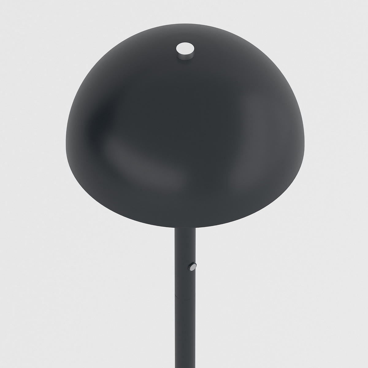 AKKU-STEHLEUCHTE - Dimmbar - Eisen / Kunststoff - Schwarz, Kunststoff/Metall (18/18/120cm) - home24