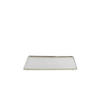 SCHALE Maes Silber 39,5/39,5/1,5 cm - Silberfarben, Metall (1.5cm) - Light & Living