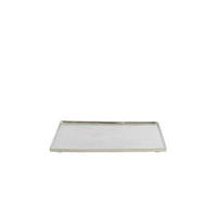 SCHALE Maes Silber 39,5/39,5/1,5 cm - Silberfarben, Metall (1.5cm) - Light & Living
