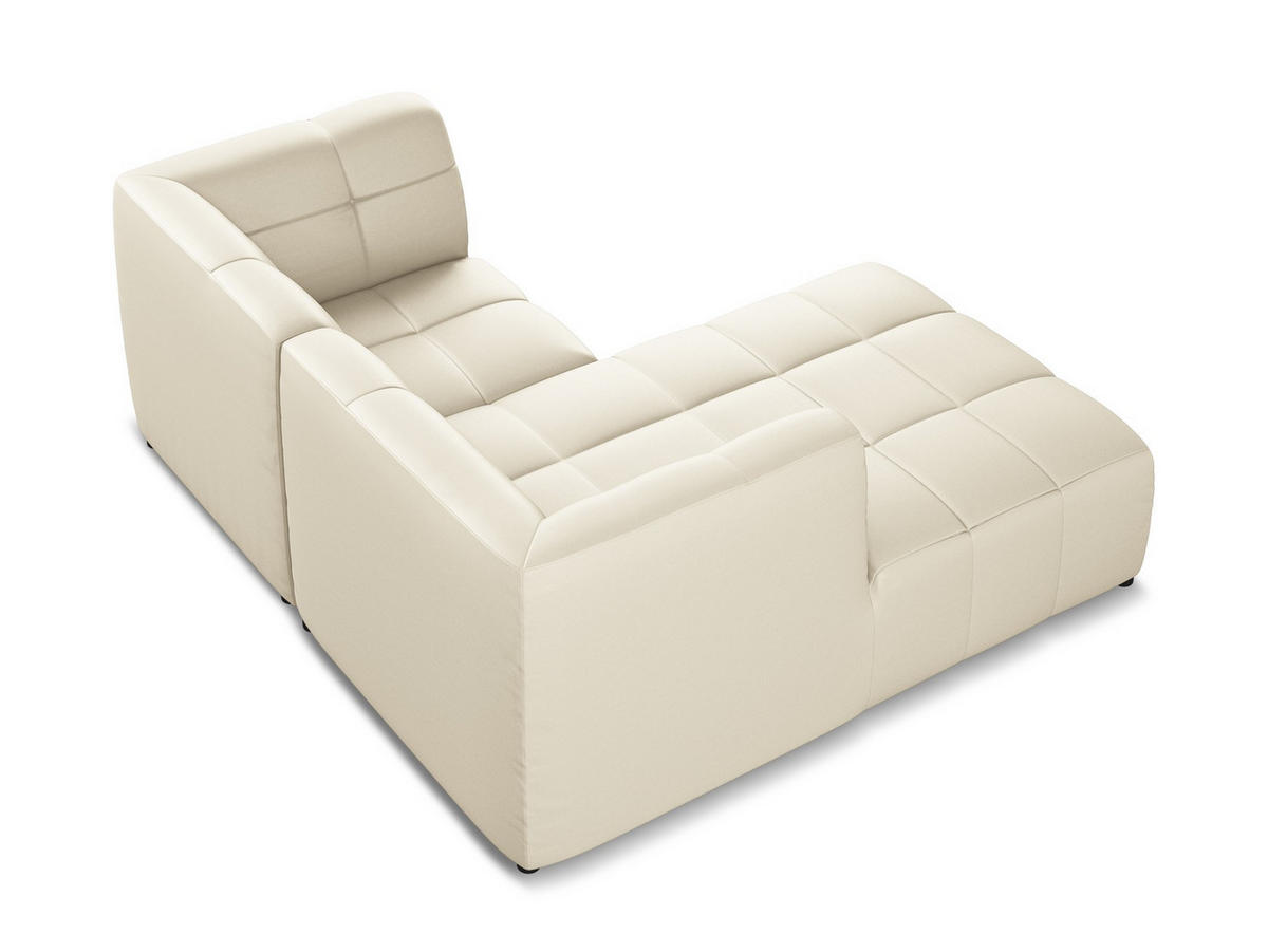 2-SITZER-SOFA Bouclé Stoff Braun - Schwarz/Mokka, Holzwerkstoff/Kunststoff (174/75/94cm) - Makamii