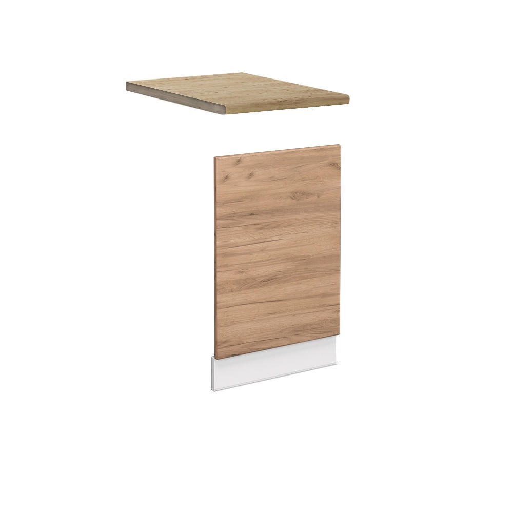 FRONTPANEL Fame-Line Goldkraft ek 45 cm , AP Oak Honungsek, Vit 67.4/45/60 cm