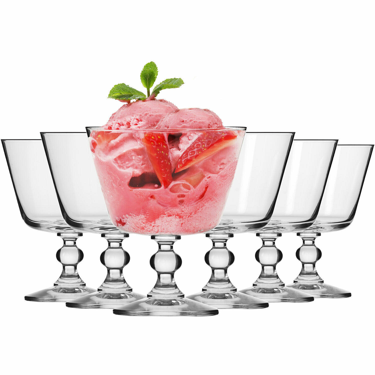 EISBECHER, 6er-Set, 380 ml - Transparent, Glas (11.5cm) - Krosno Glass