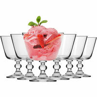 EISBECHER, 6er-Set, 380 ml - Transparent, Glas (11.5cm) - Krosno Glass