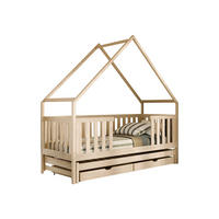HAUSBETT Magic - Naturfarben, Holz (90/190cm) - MIRJAN24
