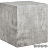 COUCHTISCH Lasley,45 x 45 x 50 cm,Beton Optik - Grau, Holz (45/45/50cm) - tectake