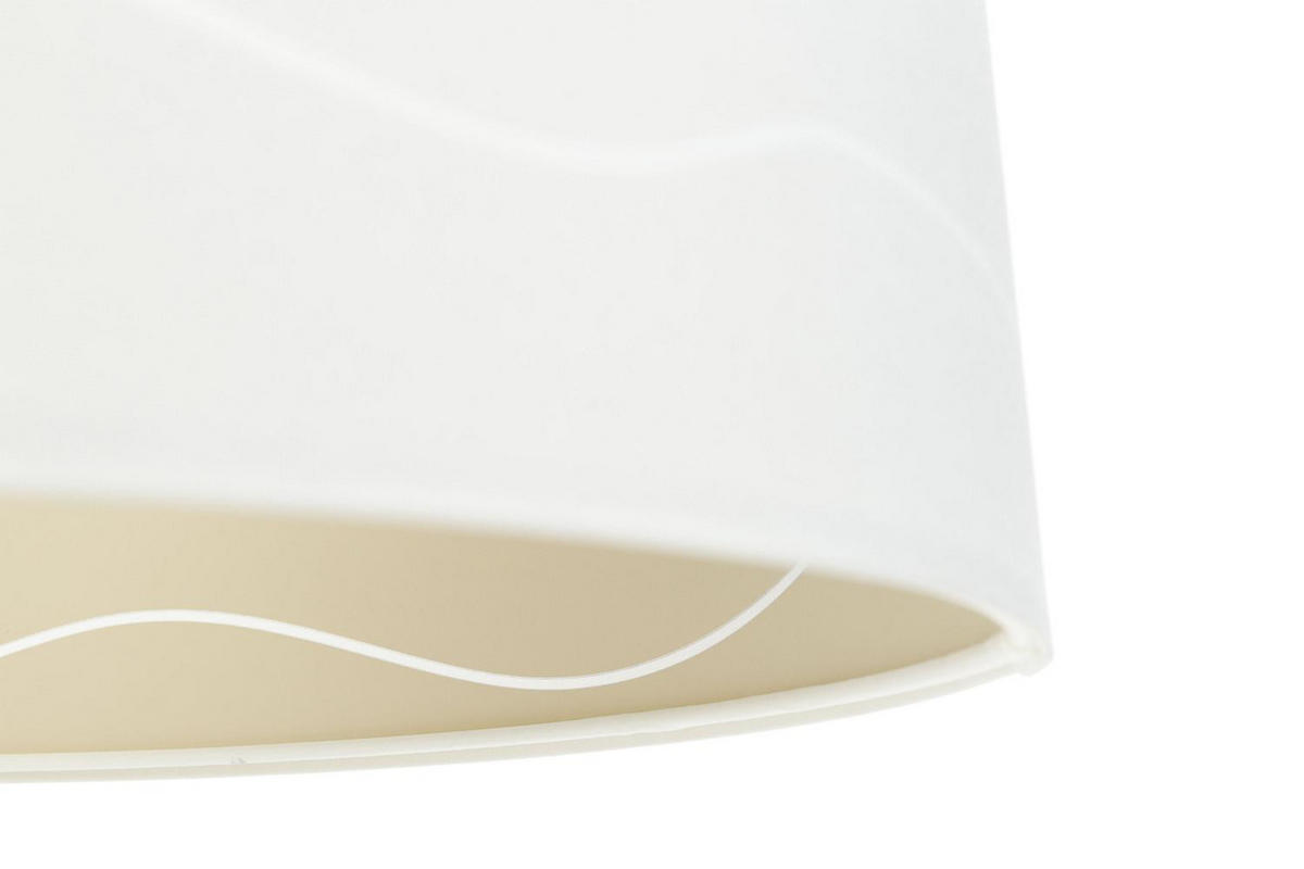 HÄNGELEUCHTE Weiß 40/90 cm - Beige/Weiß, Kunststoff (20/0.4/90cm) - ONZENO