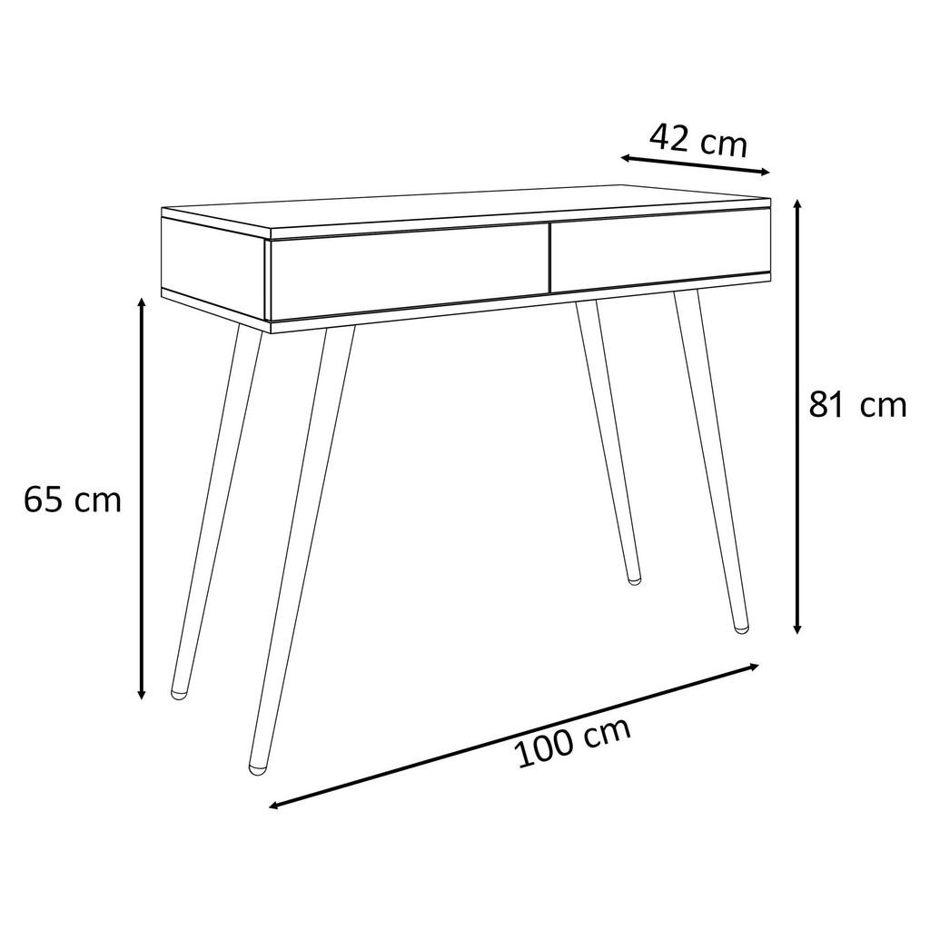 Thumbnail - Konsole, Weiß Hochglanz, Holzwerkstoff, 100x81x42 cm, Wohnzimmer, Kommoden & Sideboards, Highboards