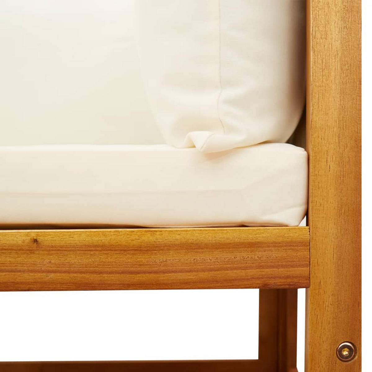 GARTENSOFA KYLOU 65/65/65 cm （2-SITZER） - Braun, Holz (65/65/65cm) - ZMH