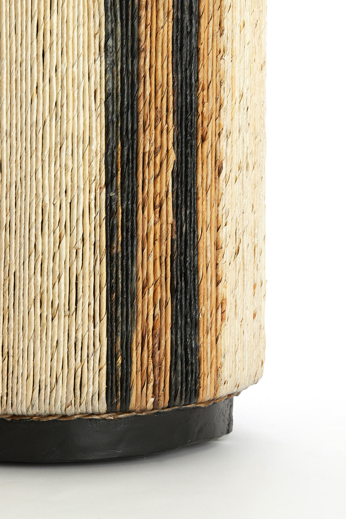 POUF Yuturi Braun 40/40/45 cm - Hellbraun, Naturmaterialien (40/45/40cm) - Light & Living