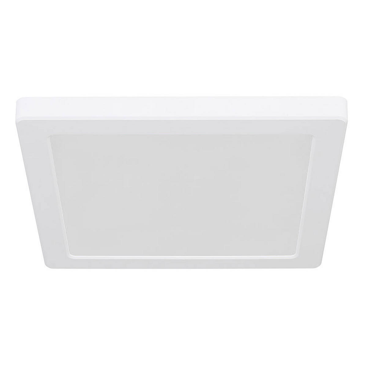 LED DECKENLEUCHTE Kunststoff Weiß - Weiß, Kunststoff (21.7/21.7/1.7cm)