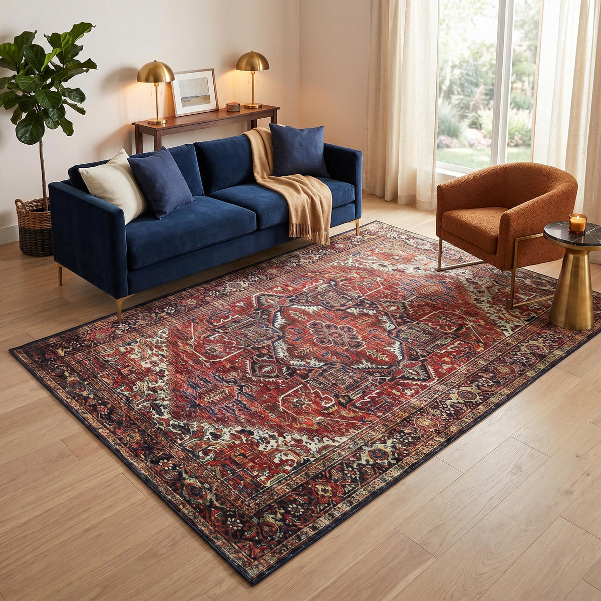 TEPPICH ISPAHAN Rot 200/300 cm - Rot, Textil (200/300cm) - Tapiso