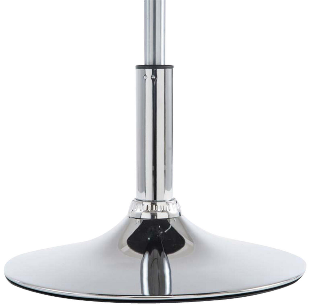 DREHSTUHL 4er Set Stoff grau - Chromfarben/Grau, Textil/Metall (44/74/49cm) - CLP