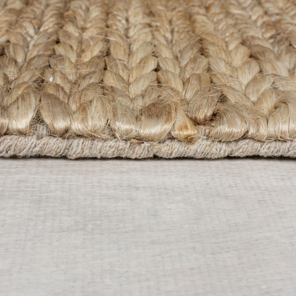 TEPPICH Kurzflor Flechtoptik Muster, Struktur, Flur Natur Rechteckig 160x230 - Beige, Textil (160/230cm) - KADIMA DESIGN