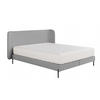 POLSTERBETT mit Matratze SIERRA, Grau, 140x200 cm - Grau, Textil (140/200cm) - KS Home Concept
