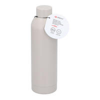 TRINKFLASCHE Aluminium 600 ml Beige auslaufsicher - Beige, Metall (0.6L) - Alpina