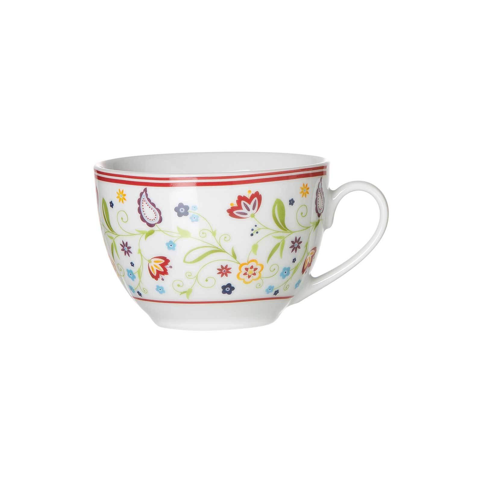 FRÜHSTÜCKSTASSENSERVICE Shanti Doppio bunt 12er Set - Multicolor, Keramik (1/1/1cm) - Ritzenhoff Breker