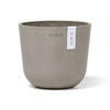 BLUMENTOPF Oslo Mini 16/13,7 cm Taupe - Taupe, Kunststoff (16/13.7cm) - Ecopots