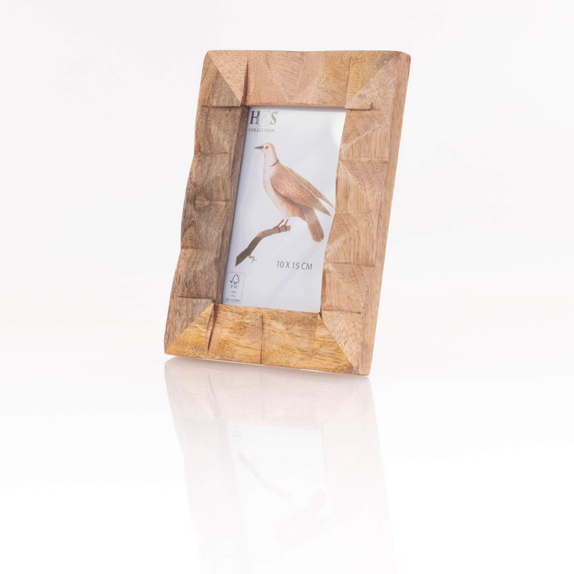 BILDERRAHMEN Mangoholz 18,4/23,5/2,5 cm - Braun, Holz (2.5/21/16cm) - Home Styling Collection