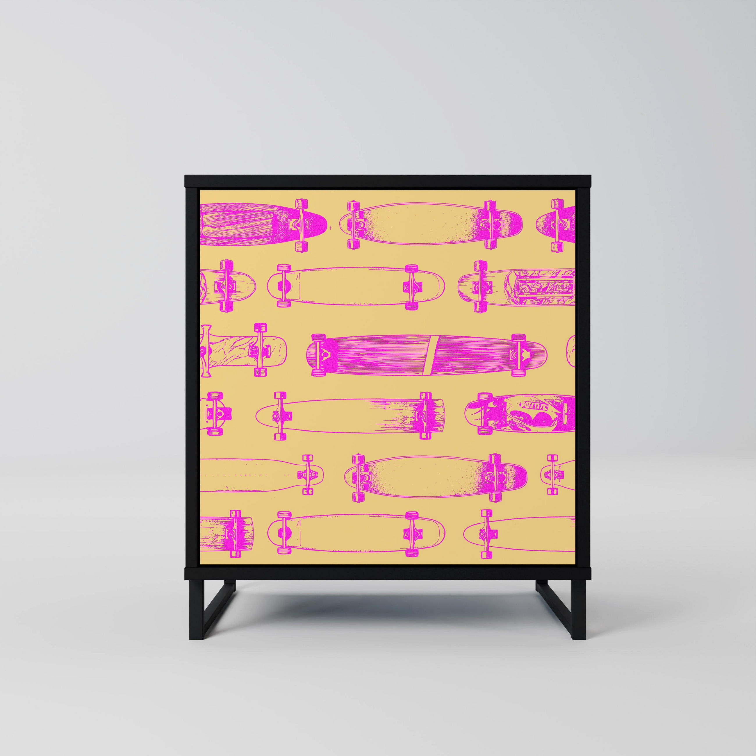 SpaceRebels Sideboard Schwarz 57.5x67.5x42 cm