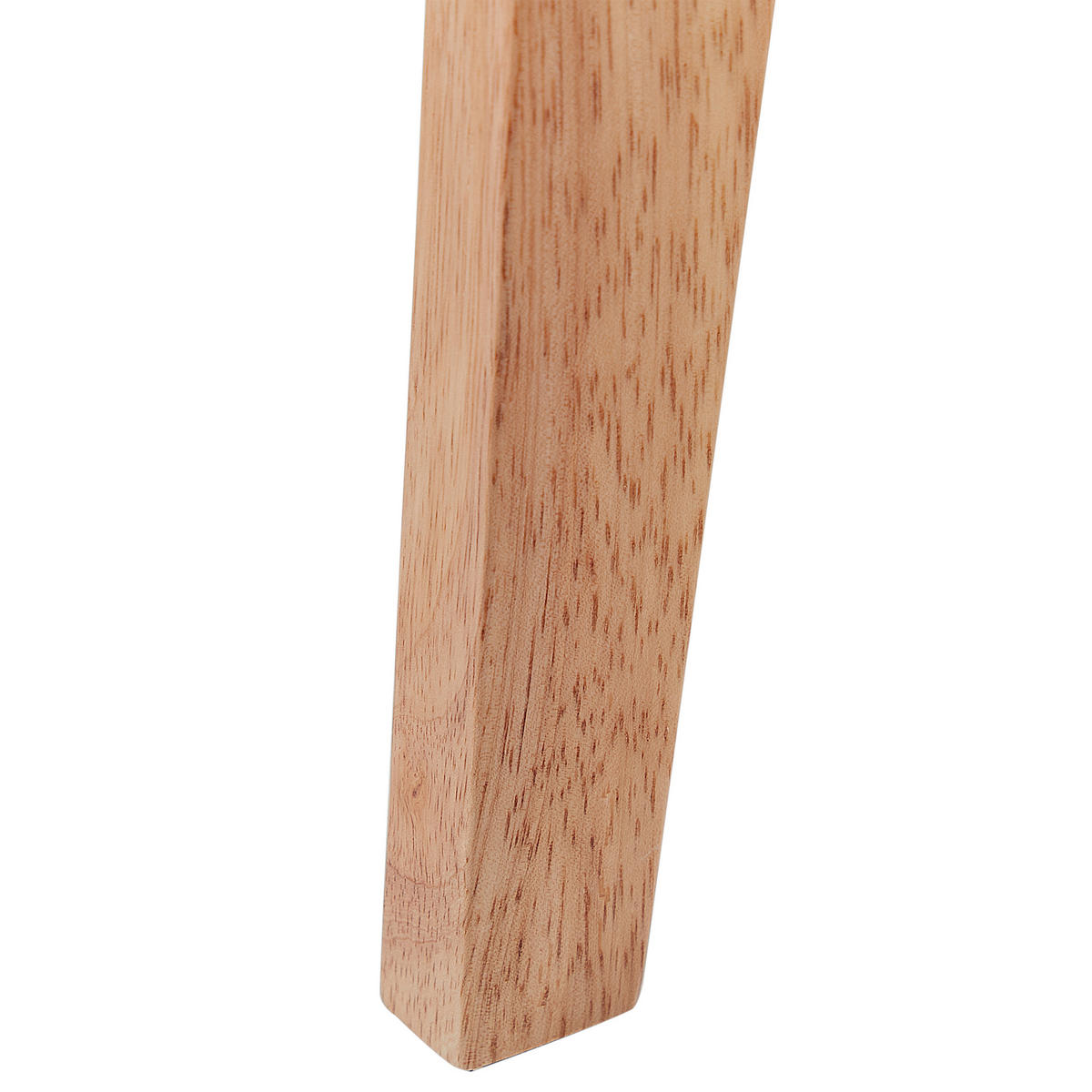 ESSZIMMERSTUHL 2er-Set Gummibaumholz Heller Holzfarbton Erie - Hellbraun, Holz/Textil (46/80/46cm) - Beliani