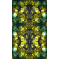 TAPETE Kaleidoskopmuster 53 cm x 10.05 m - Grün, Papier (53/1000cm) - Origin Wallcoverings