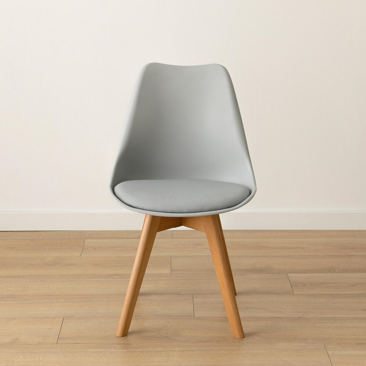 STUHL Scandinavian Grau 49 cm x 82 cm - Grau, Kunststoff (49/82/54cm) - Kenay Home