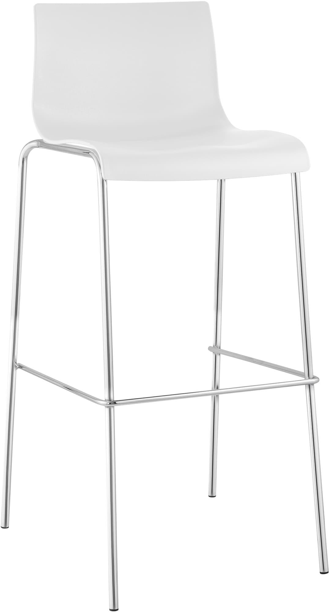 CLP Barhocker Weiß 43x100x48 cm