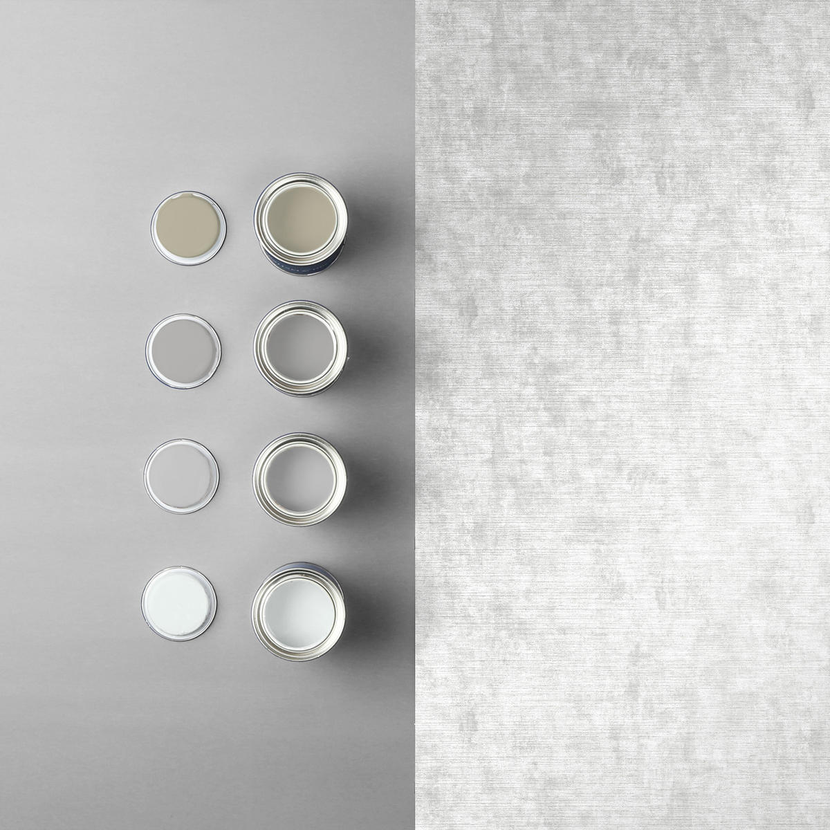 VLIESTAPETE Organdy-Seide 1000x52cm - Grau, Papier/Kunststoff (52/1000cm) - Graham & Brown