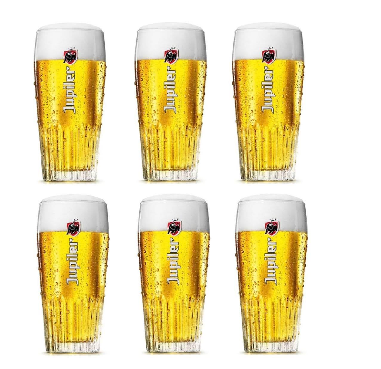 BIERGLAS 330 ml - 6 Stück - Transparent, Glas (0.33L) - Jupiler