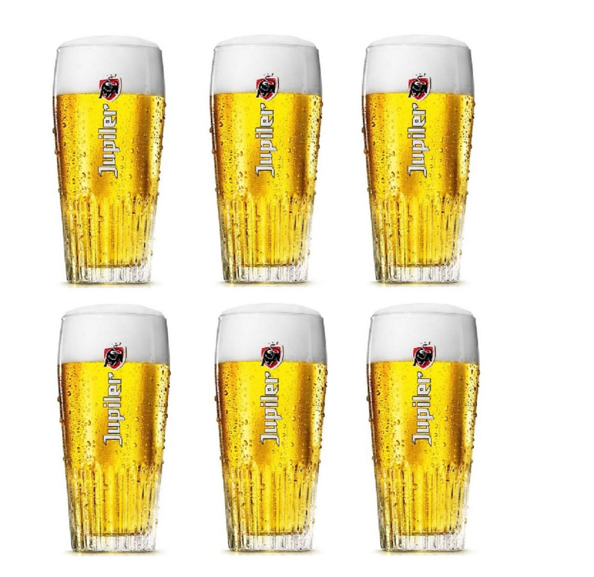 BIERGLAS 330 ml - 6 Stück - Transparent, Glas (0.33L) - Jupiler