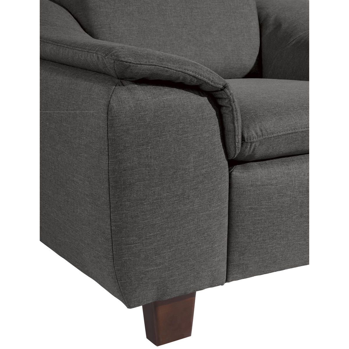 POLSTERSESSEL Kaylil Flachgewebe anthrazit - Anthrazit, Kunststoff (87/82/100cm) - 58aufmkessel