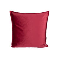 KISSENHÜLLE Samt&Sonders karmin-rot 40/40 cm - Rot, Textil (40/40cm) - beties Heimtextil