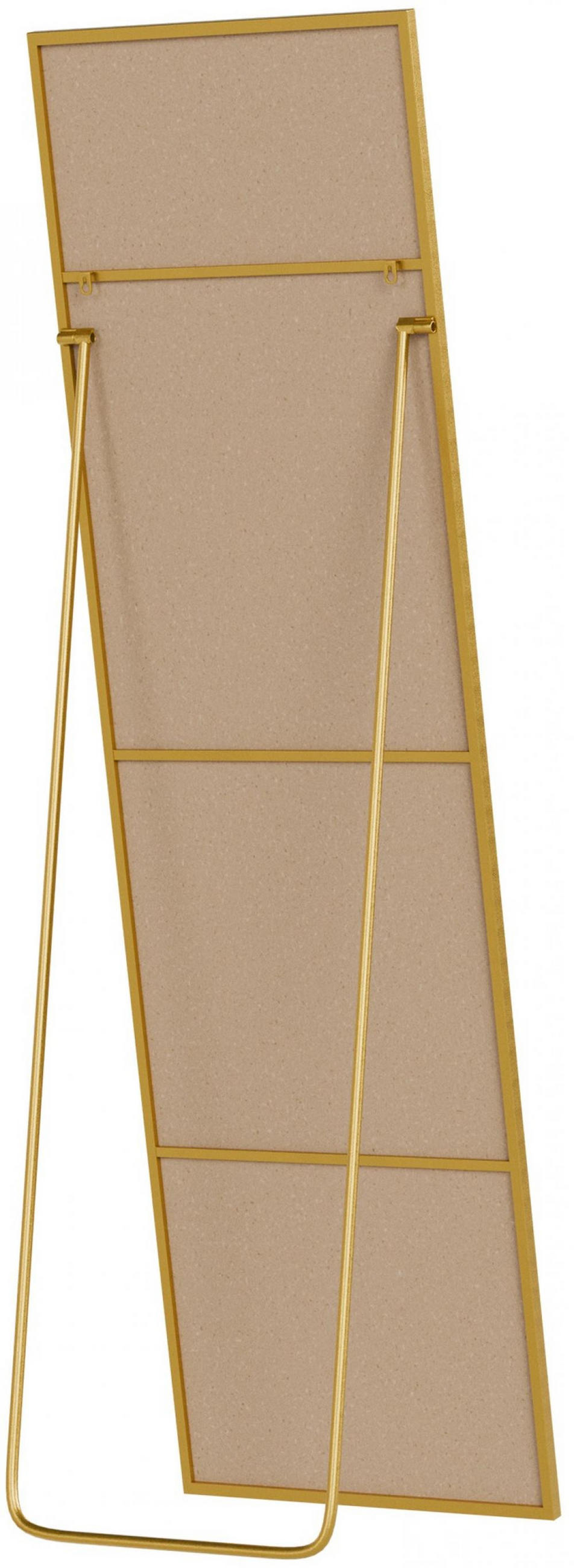 STANDSPIEGEL eckig 40/3/140 cm Glas Gold Glanz - Goldfarben, Glas (40/140/3cm) - CLP