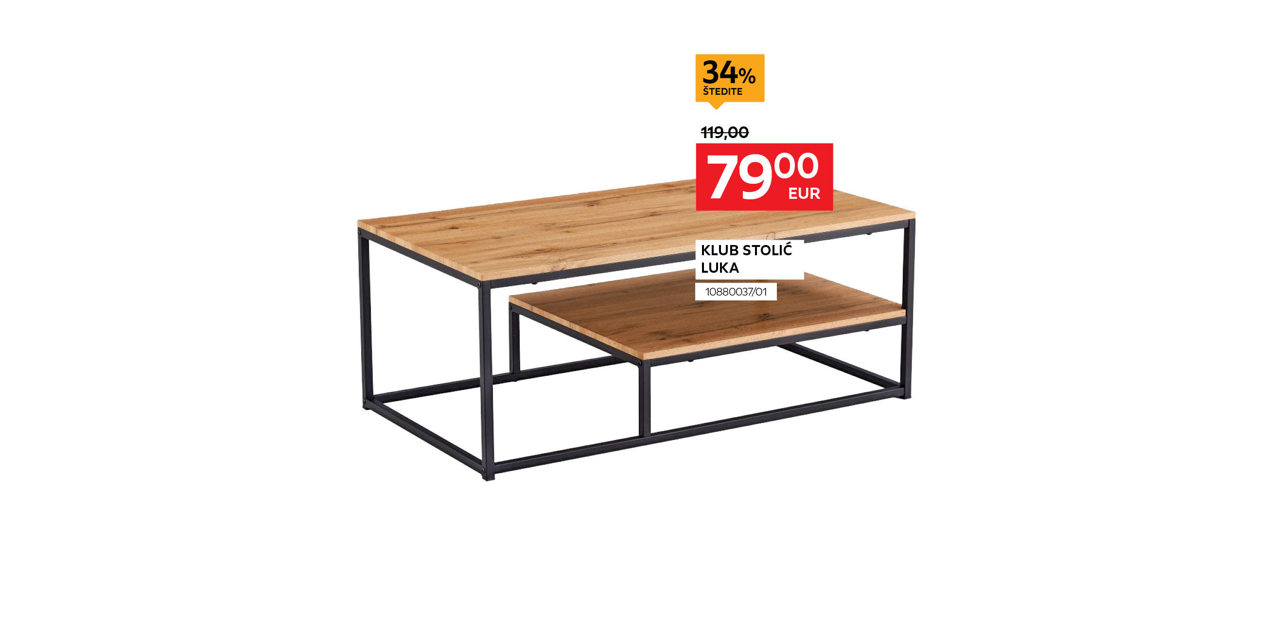 klub stolić Luka 1088003701 umjesto 119,00 € nova cijena 79,00 € - štedite 34%