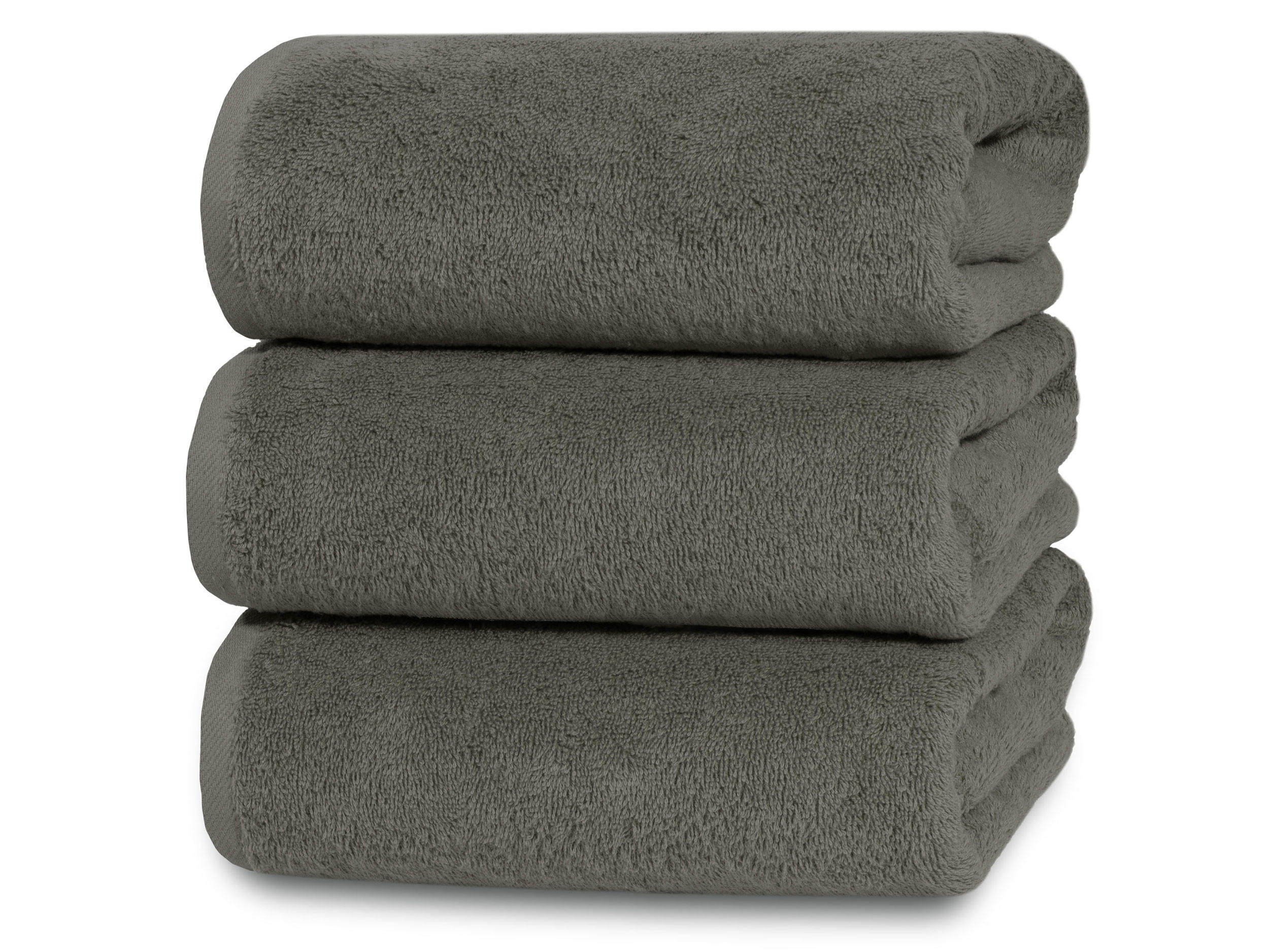 DUSCHTÜCHER, 3er-Set, 70x140 cm, 100% Baumwolle, Braun - Taupe, Textil (70/140cm) - Zollner