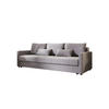 SOFA MOS mit Schlaffunktion ITAKA 50 mit Stauraum - Hellgrau, Textil (84/72/220cm) - Bedante