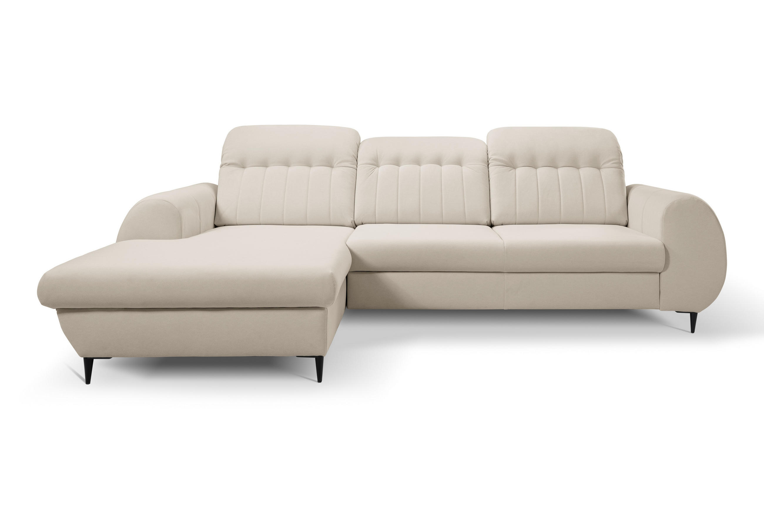 Masseno Ecksofa Beige 275x166 cm