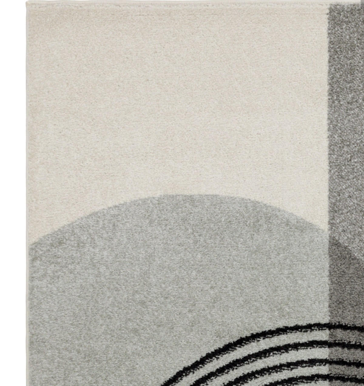 TEPPICH modern Flachgewebe DISCO Grau 120x170 cm - Grau, Textil (120/170cm) - Novatrend