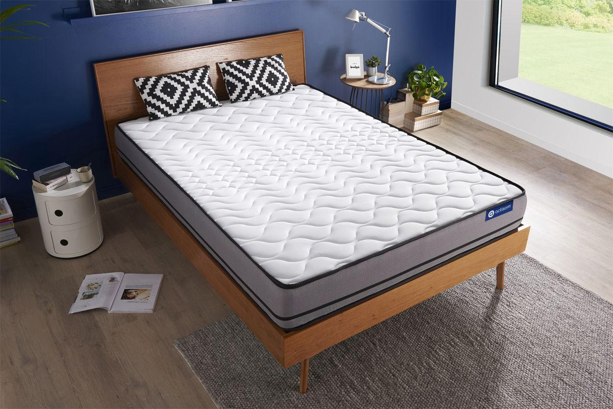 MATRATZE Actiflex night Taschenfederkern 90 x 180 cm h4 - Weiß, Textil (90/180cm) - ACTISOM