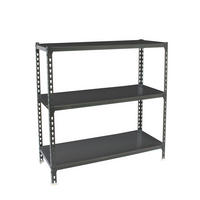 SCHWERLASTREGAL Small Metal Shark HxBxT 100 x 90 x 30 cm Fachlast 180 kg Anthrazit - Anthrazit, Metall (90/100/30cm) - PROREGAL