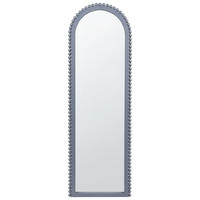 WANDSPIEGEL 53/165 cm Grau Barenton - Dunkelgrau, Holz (53/165/3cm) - Beliani