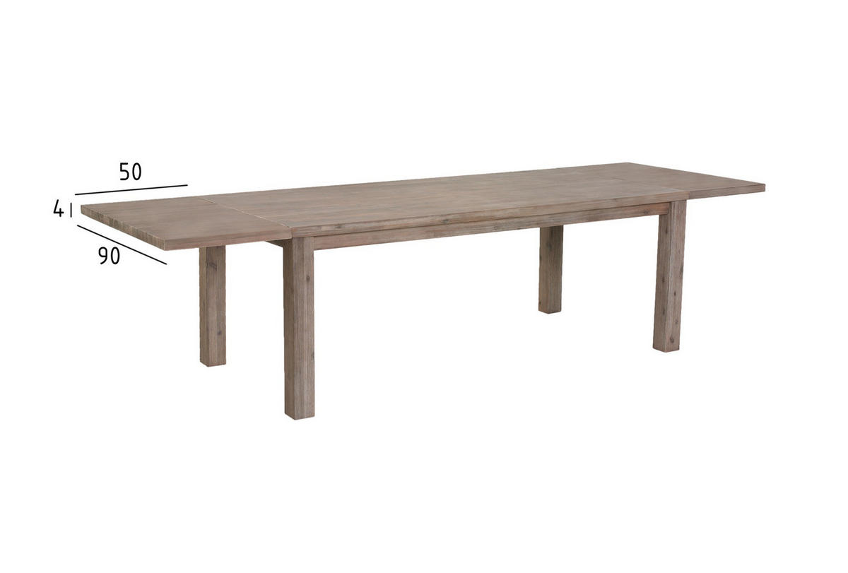 TISCHPLATTE 90x50 cm Akazienholz - Braun, Holzwerkstoff (90/50/2cm) - ebuy24