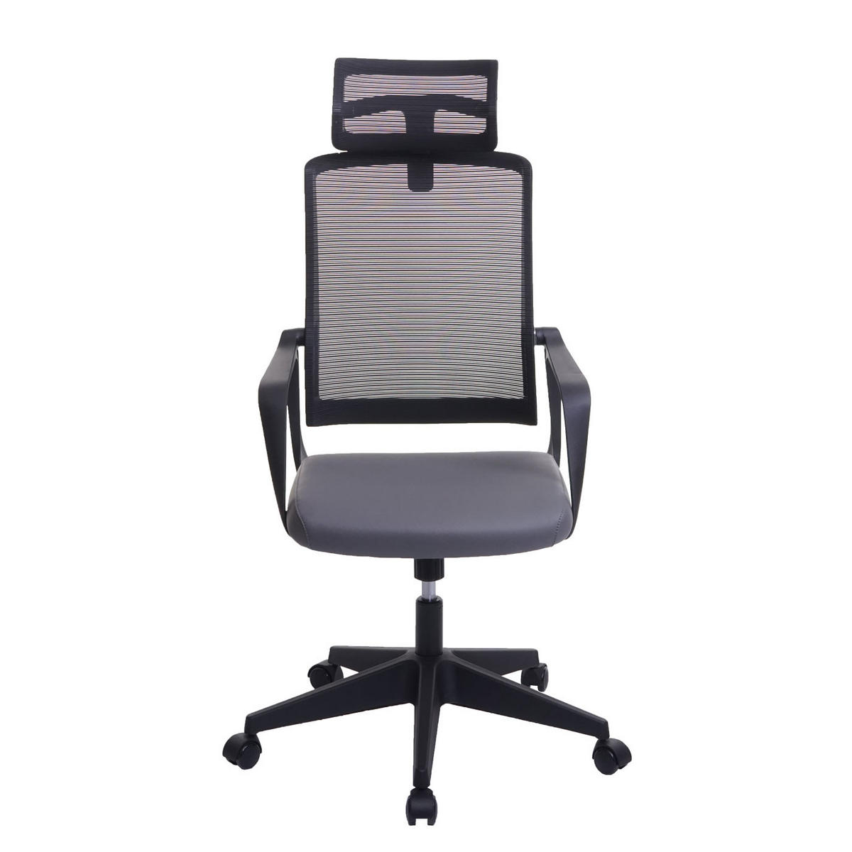 BÜROSTUHL Grau - Grau, Textil (64/128/66cm) - MCW