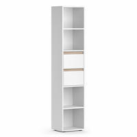 BÜCHERREGAL Robert Weiß 36.2 x 171 cm - Weiß, Holzwerkstoff (36.2/171/29.9cm) - Vicco