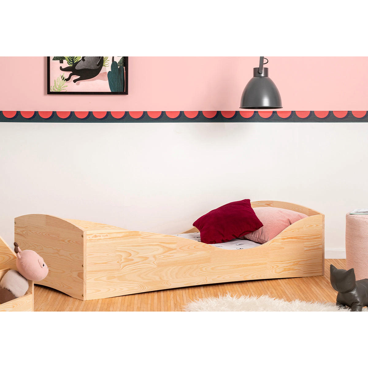 POSTEĽ 90/200 Zoé Prírodné drevo - hnedá, drevo (90/200cm) - Petits-meubles