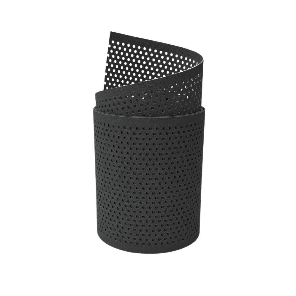 SICHTSCHUTZSTREIFEN PP Premium Gelocht 20 Prozent Streifen Anthrazit 2,55m - Anthrazit, Kunststoff (255/19cm) - ZAUN|ZU