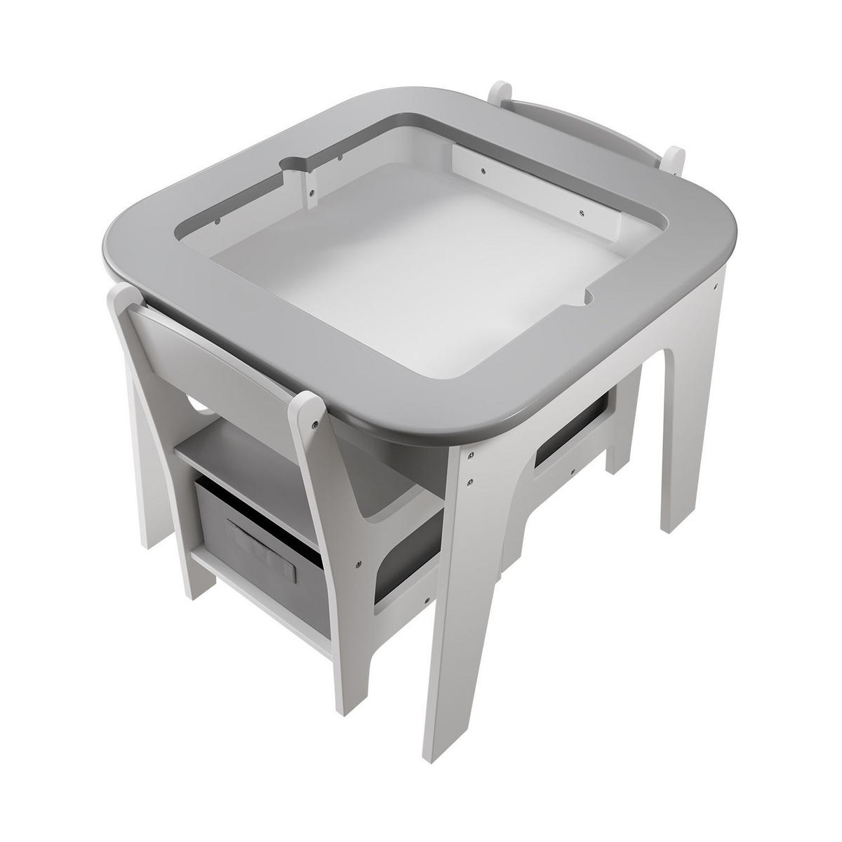 KINDERSITZGRUPPE Milou grau - Grau, Holz (60/50/60cm) - Juskys