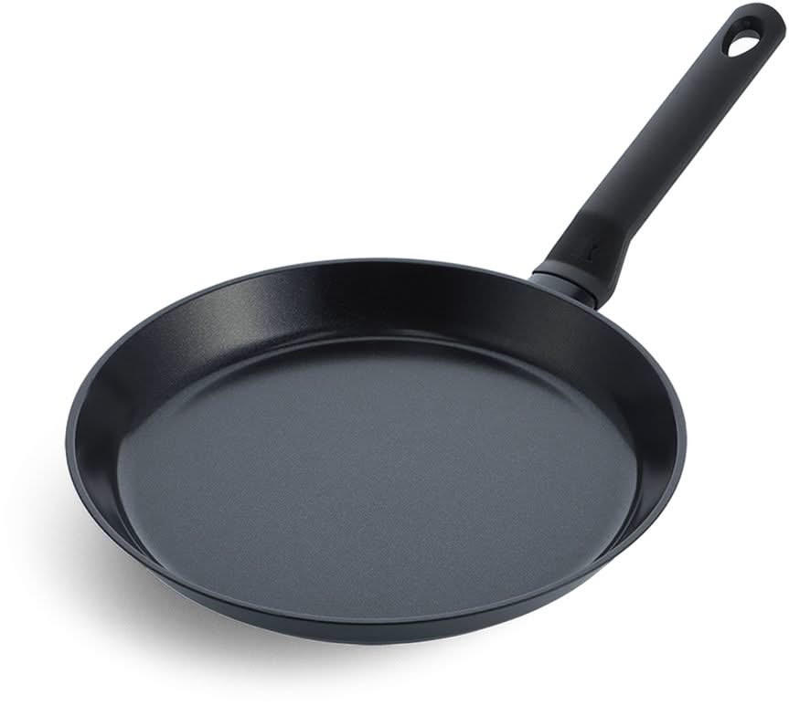 PFANNKUCHENPFANNE Easy Induktion Aluminium ø 28 cm - Keramische Antihaftbeschichtung - Schwarz, Metall (28cm) - BK