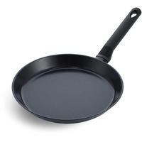PFANNKUCHENPFANNE Easy Induktion Aluminium ø 28 cm - Keramische Antihaftbeschichtung - Schwarz, Metall (28cm) - BK