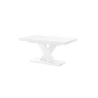 ESSTISCH Rechteckig Weiß Hochglanz 120/89/75 cm - Weiß Hochglanz, Holzwerkstoff (89/160/75cm) - designimpex